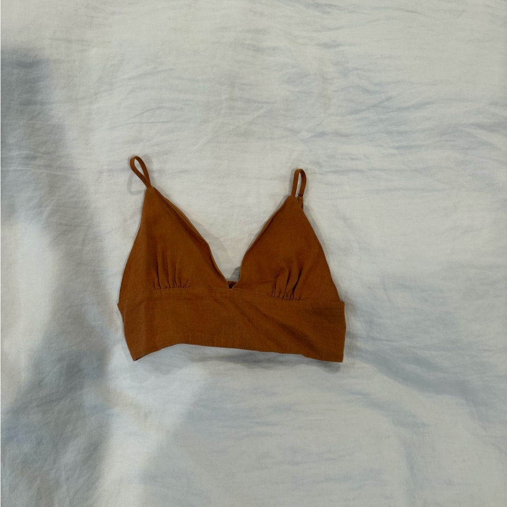 Orange  Bralette Top